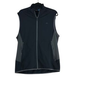 J.Lindeberg vest Mid-Layer Field Sensor Blocked Golf Jacket vest sz Lg